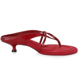 Khaite Monroe Patent Leather Sandals